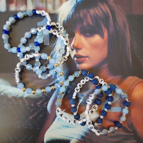Taylor Swift Midnights Inspired Friendship Bracelets Set Of 7 - Picture 1 of 11